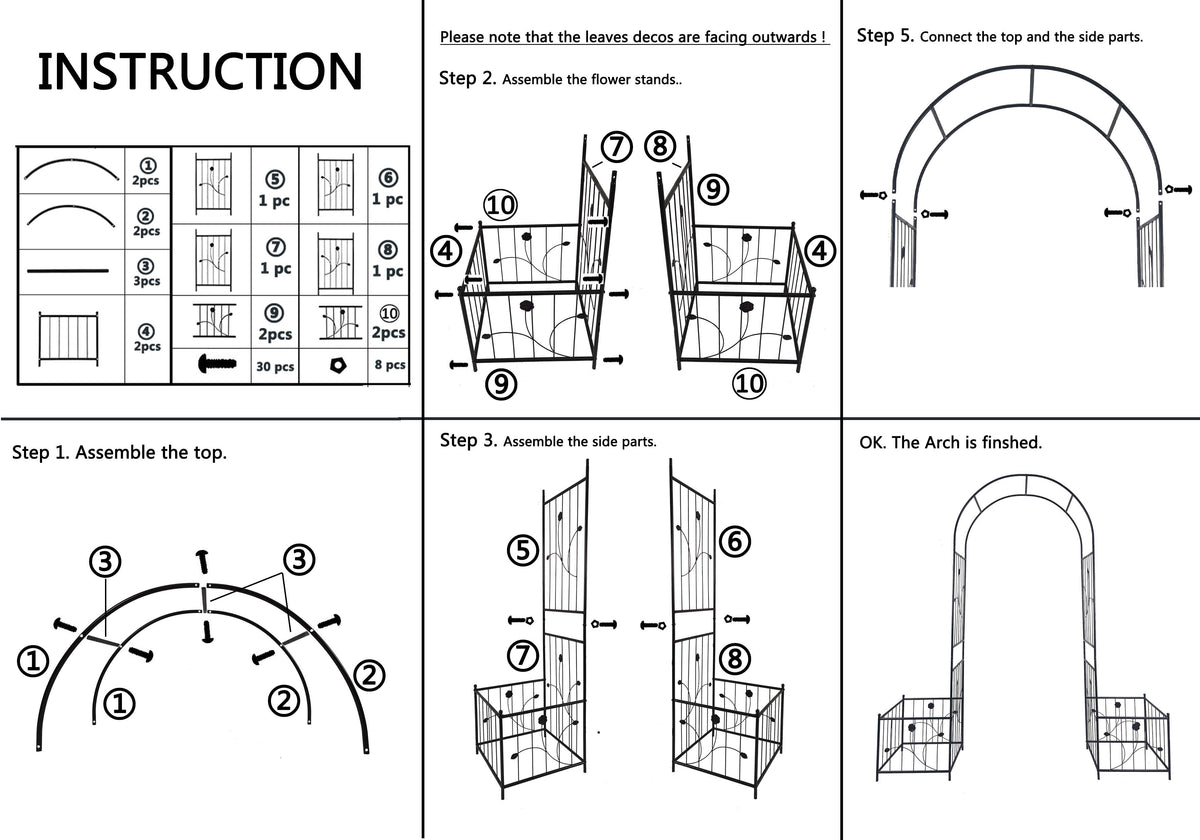 Metal Garden Trellis Installation Guide