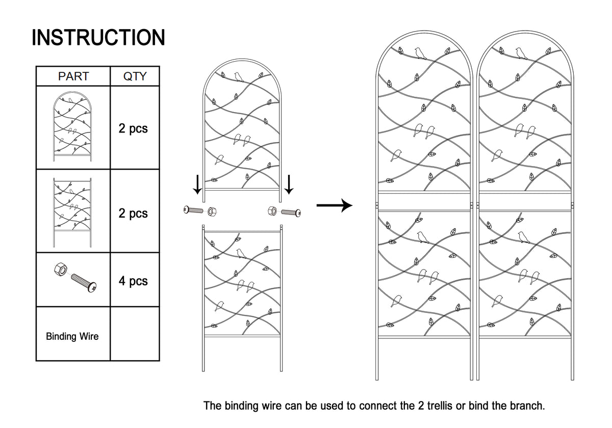 Metal Garden Trellis Installation Guide