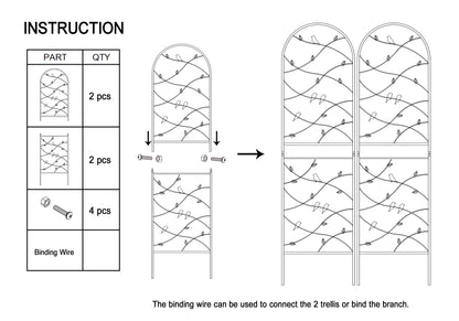 Metal Garden Trellis Installation Guide