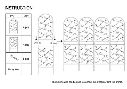 Metal Garden Trellis Installation Guide