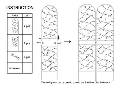 Metal Garden Trellis Installation Guide