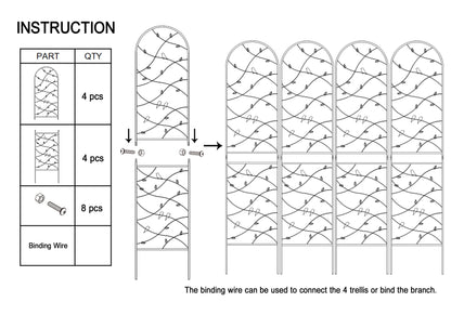 Metal Garden Trellis Installation Guide